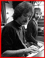 John Carpenter and Alan Howarth in the studio