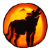 wolf pumpkin